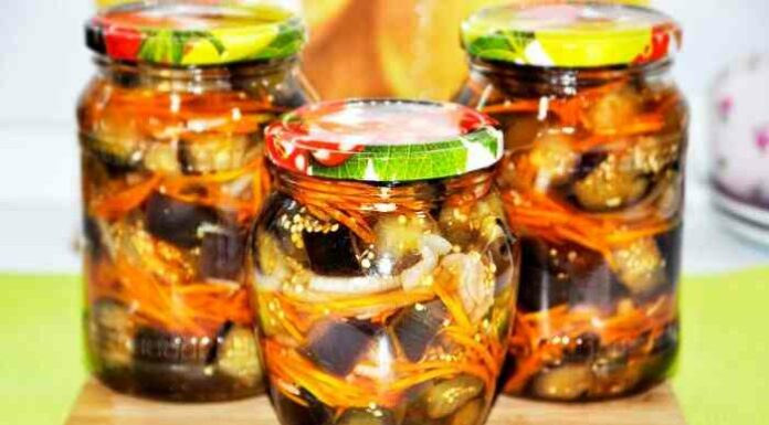 Салат на зиму» сеньйор баклажан “