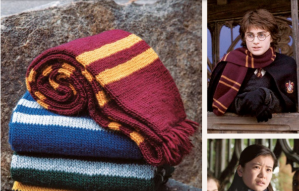 В’яжемо шарфи чотирьох факультетів “гаррі поттера”