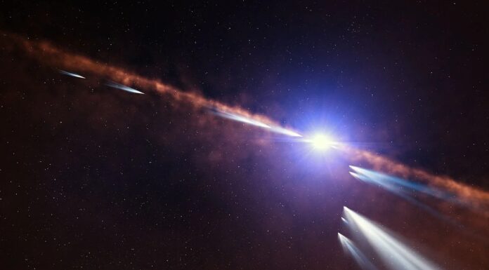 Інопланетні комети підтверджено навколо далеких зірок