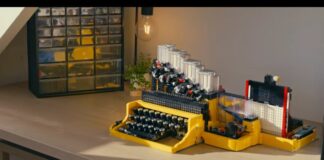 Lego-typemachine bereikt volledige functionaliteit na doe-het-zelf-modificatie