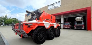 Autonomous Firefighting Robot Deployed to Protect Firefighters